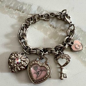GUESS charm watch bracelet